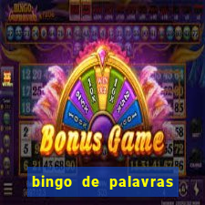 bingo de palavras de natal